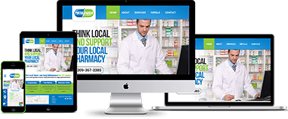 Mobile Pharmacy Website Design